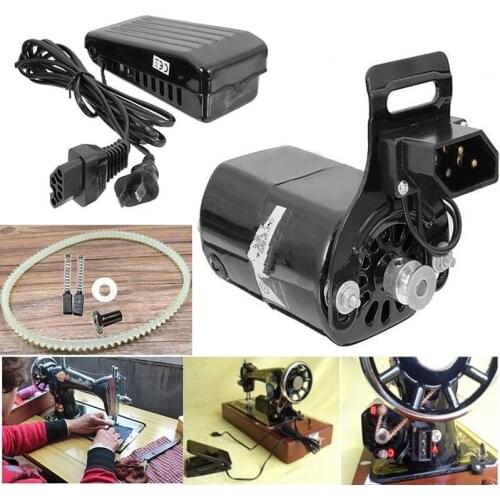220V AC 180W Motor & Variable Speed Control Foot Pedal Kit 10000RPM for Home Sewing Machine Replacement Accessories