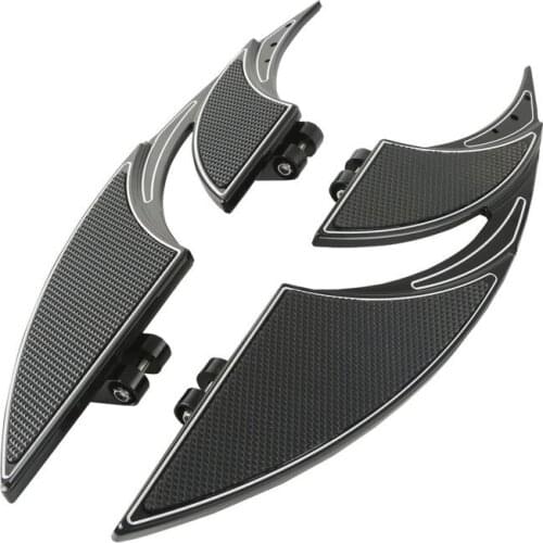 Motorcycle Rider Floor Footboard Footrest For Harley Touring 1980-Up Softail FLST 1986-2017