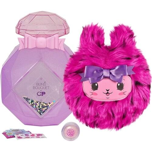 Pikmi Pops Cheeki Puffs Fuzzin The Bunny 1Pc Large 7 Collectible Scented Shimmer Plush Toy In Perfume Surprises Toys for Girls