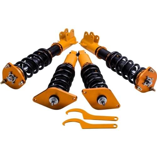 Coil Coilovers Shocks Absorbers for Nissan Sentra B15 4-Door 2000-2006 Spring Adjustable Height