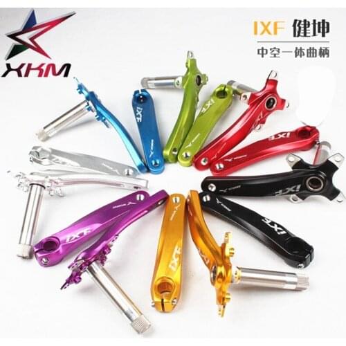 Q813 Free shipping mountain bike one crank IXF modified single plate left and right cranked plate axis Multi-color optional