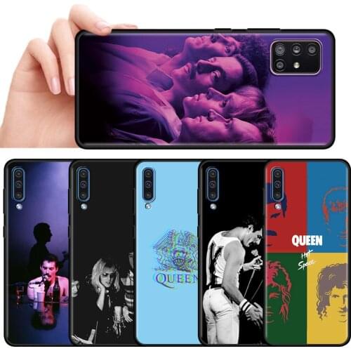 Chic Freddie Mercury Queen Back Case for Samsung Galaxy A51 A21s A12 A71 A31 A52 A32 5G A02s A72 A41 A11 A51 A42 Phone Bag