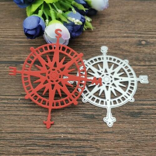 Compass Shapes Metal Cutting Dies Stencil Scrapbooking Photo Album Card Paper Embossing Craft DIY
