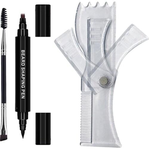 Waterproof Hair Mustache Eyebrow Beard Filler Pen Pencil Long-lasting