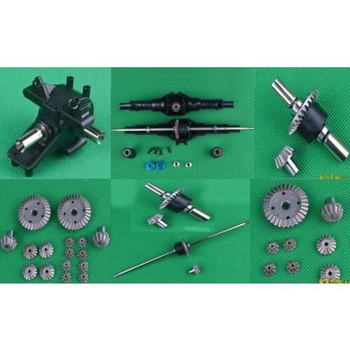 Wltoys 12428 12423 RC Car spare parts Upgrade metal gear / front and rear differential / front and rear wave box