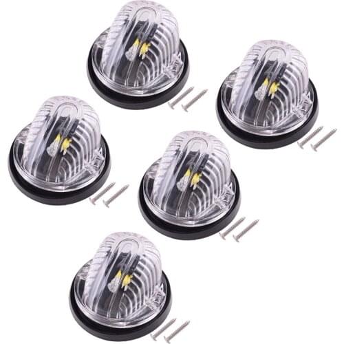 1 Set Clear Cab Roof Top Marker Clearance Running Lights Fit For Chevrolet GMC C K Series 1973 1974 1975-1987 Car Accessories