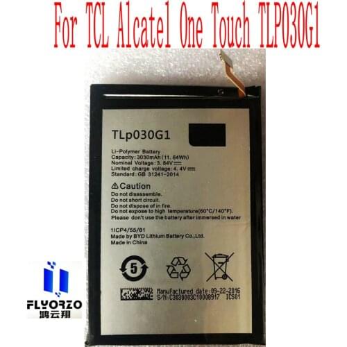 100% New High Quality 3030mAh TLP030G1 Battery For TCL Alcatel One Touch TLP030G1 Mobile Phone