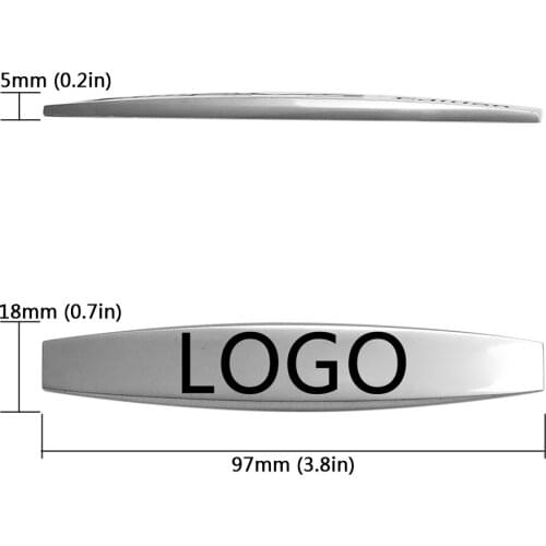 2pcs Metal Edition Side Sticker for AMG Mercedes Benz W212 W211 W205 W221 W202 W204 w463 E63 Mercedes AMG Edition Fender Sticker