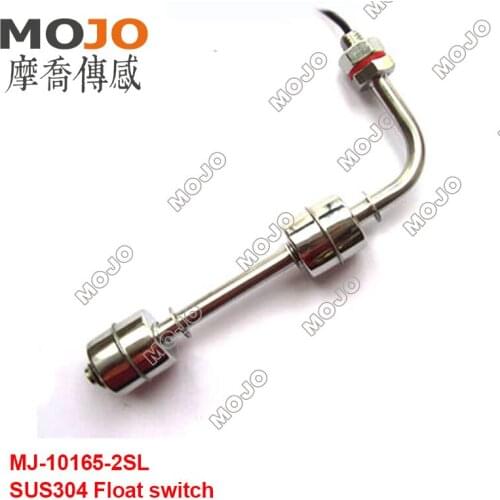 2020 MJ-10165-2SL(10pcs/lots) two balls SUS304 side mounter level switch tank float switch water flow control switch