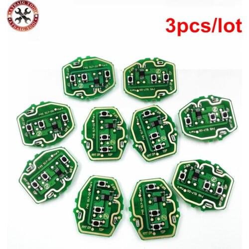 3pcs/lot New Keyless Entry EWS Remote Control Circuit Board 3 Button 315MHZ/433 for BMW E46 Free Shipping