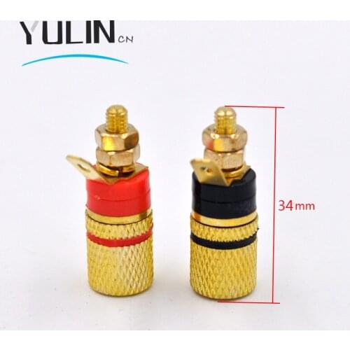 4mm banana plug binding post for loudspeaker box Power Amplifier Socket Terminals