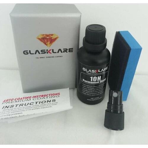 50ML Universal Car Washing Accessories Glass 10H Liquid Nano Super Hydrophobic Ceramic Plating Tool Automotive Detailing Product