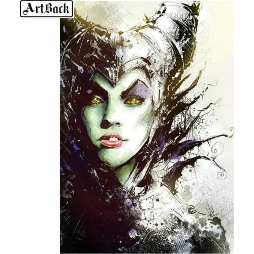 ARTBACK woman pattern 5d diy diamond painting portrait full square drill 3d round diamond embroidery home decoration