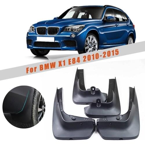 Car Mud Guards For BMW X1 E84 2010-2012 2013 2014 2015 Front Rear Splash Guards Over Fender Kit Car Styling Fender Accessories