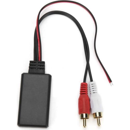 Bluetooth 5.0 Radio RCA Adapter Portable Auto Car Wireless Audio AUX Music Cable Adapter Fit for Kenwood Clarion Radio