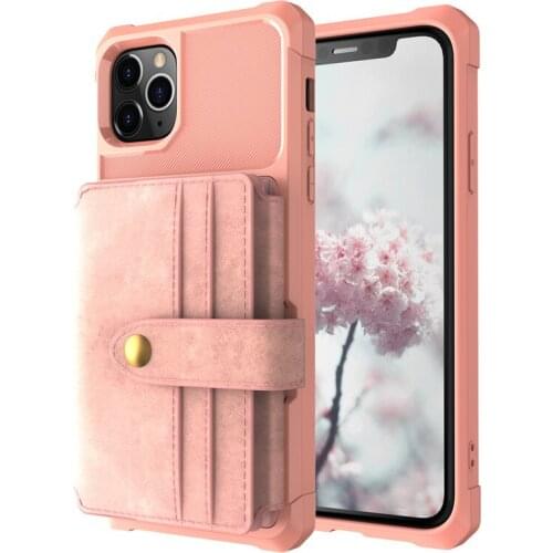 IPhone 6 6S 7 8 Plus SE X XR XS Max Wallet Leather Case Snap fastener Flip Stand for iPhone 12 11 Pro Max Cover Mobile Phone Bag