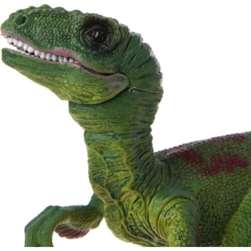Raptor Dinosaur Action Figure Toys Hand Puppet Kids Educational Model