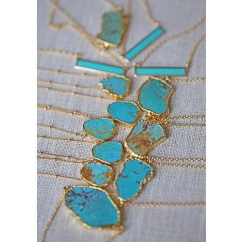 FİRUZEN COLLECTION ÇERÇEVELİ FİRUZE CERTIFIED LADY NECKLACE MOTİFLİ