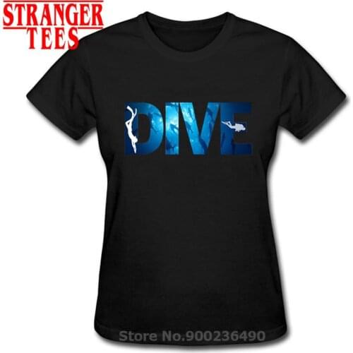 Newest Fashion woman Short Sleeve Cotton Tshirt Dive Scuba Dive T-Shirt Fan Gift Idea T Shirt Funny Casual Tee Shirts Streetwear