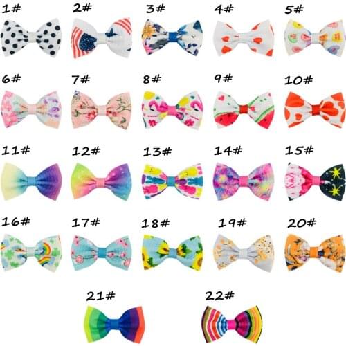 50/100 Pcs Bow Tie Collar for Dogs Mix Style dog accessories Pet Grooming Supplies Adjustable Pet Collar Dog Bows