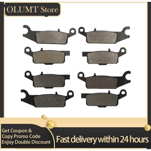 Motorcycle Brake Pads Front Rear Kits For YAMAHA YFM550 YFM 550 Grizzly 2009 - 2014 YFM700 YFM 700 EPS Hunter 2007 - 2015