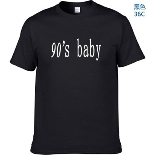 100% cotton men tshirt male summer loose funny t-shirt tee shirt men you print 90s baby t shirt
