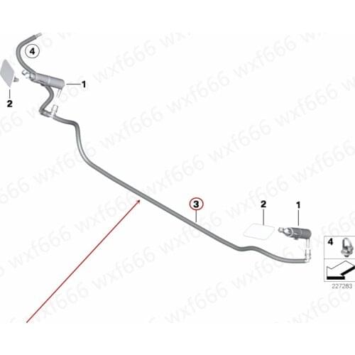 Headlight spray pipe Water spray hose Cleaning tube Suitable for 20ib mw25i Headlight cleaning device Headlight cleaning hose