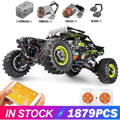 MOULD KING MOC High-Tech Buggy Remote Control car Terrain Off-Road Climbing Truck model Building Blocks Kids Toy Christmas Gifts