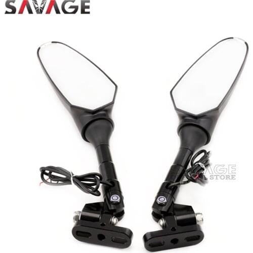 Rearview Mirrors LED Turn Signal For BMW S1000RR S 1000RR 1000 RR 2010-2018 Rear View Mirror Adjustable Motorcycle Accessories