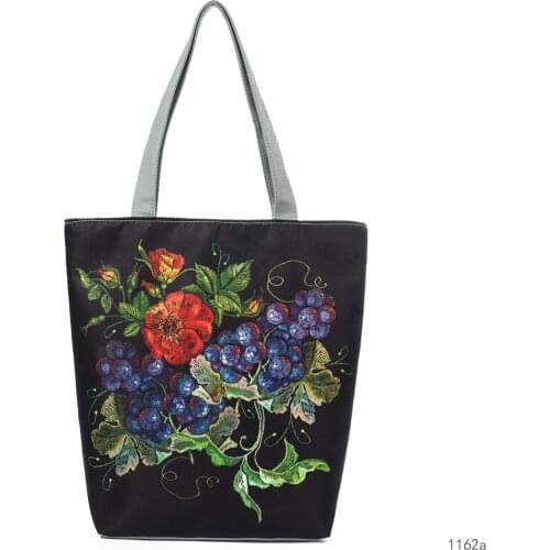 Creative Printed Handbag Women Shoulder Bags Canvas Summer Beach Bag Daily Use Female Shopping Tote Handbags