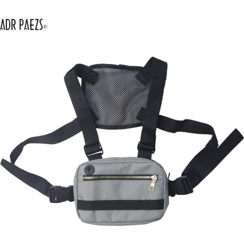 Women Chest Rig Bag Streetwear Chest Packs Vest For Unisex Functionality Military Tactical Hip-Hop Crossbody Waist Packs Purse