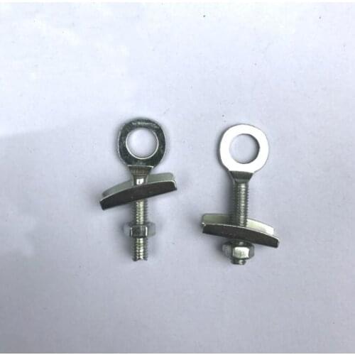 2Pcs Bike Chains Adjuster Tensioner Fastener Speed Commuting Steel Bicycle Chains Pull Tight Screw Bolts Bike Repair Tools
