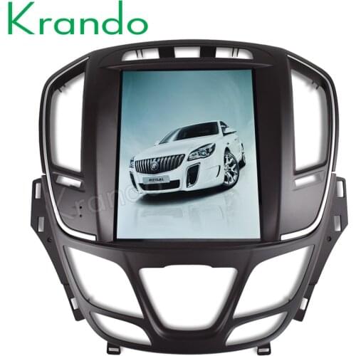 Krando Android 9.0 4G 32G 10.4" Tesla Vertical touch screen car radio player for Buick Regal Opel Insignia 2014+ navigation