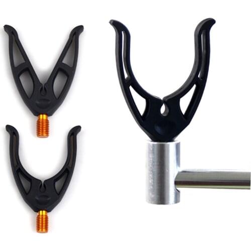 Black Fishing Role Holders Telescopic Fishing Rod Grip Rods Rest Support Stand Outdoor Fish Tackle Tools Equipment