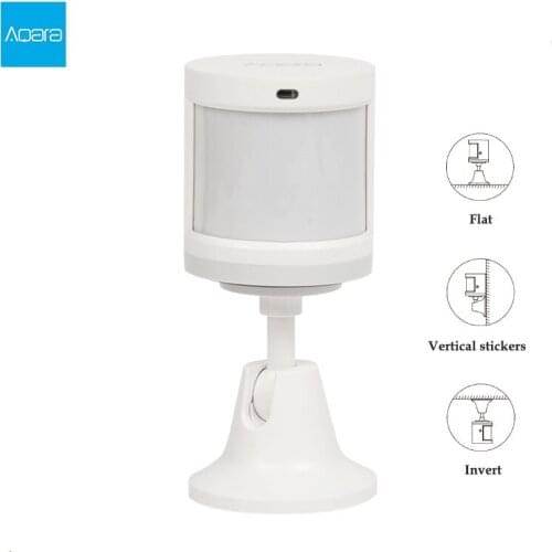 Aqara Human Body Sensor Zigbee WiFi 170⁰ Motion Detection Sensor Security Alarm Nofitication Work For Mi Home Apple Homekit