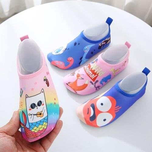 Children Outdoor Water Shoes Barefoot Quick-Dry Aqua Yoga Socks Boys Girls animal Soft Diving Wading Shoes Beach Swimming Shoes