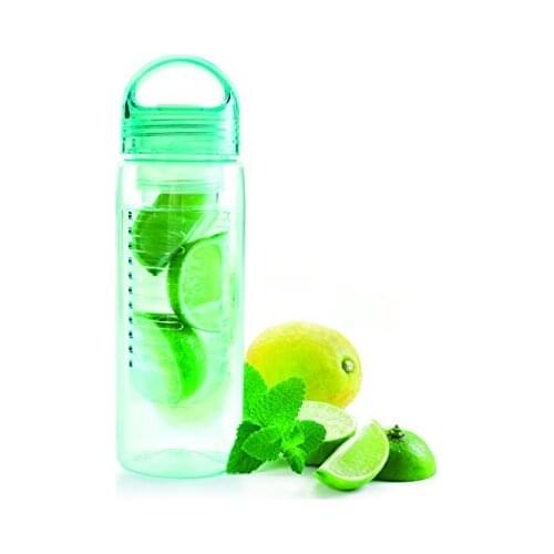 IBILI 720407-plastic infuser bottle, transparent, 7x7x25 cm, for infusions