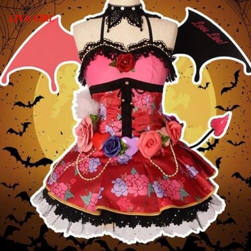 Love Live cosplay Kotori Minami Little Devil Awakening cosplay costume Halloween dress party suit Free Shipping custom made