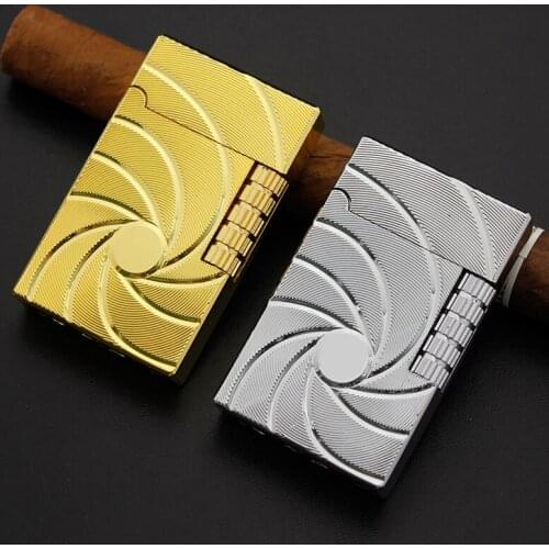 Creative Lighter. Metal Butane Gas Grinding Wheel Unusual Lighter, Bright Sound, Mens Gadget Cigarette Accessories