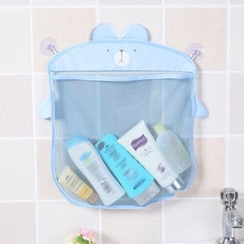 Kitchen Supplies Cartoon Hanging Bags Storage Basket Bathroom Kid Bathing Toy Net Shape Storage Bag Folding Organizer