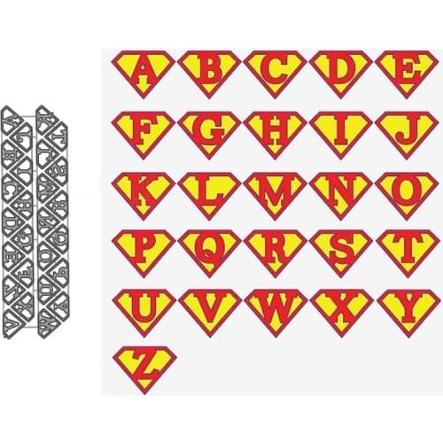 Metal Cutting Dies English Alphabet Stencils For DIY Scrapbooking Decorative Embossing Handcraft Die Cutting Template