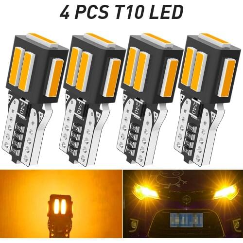 A Pack T10 W5W 194 168 LED Canbus light Bulb No Error led Car Interior Lights For Opel Astra H G J Insignia Mokka Toyota Avensis