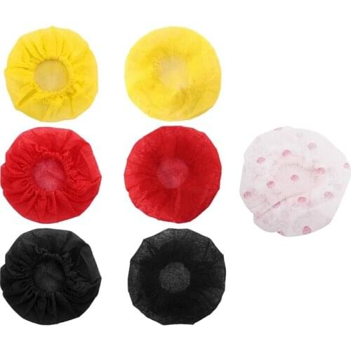 300 Pcs Disposable Microphone Cover Non-Woven Microphone Cover for KTV Recording Room, 200 Pcs A & 100 Pcs B