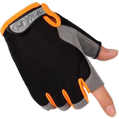 Spring Half Finger Outdoor Sports Riding Men Women Fitness Gloves Non-slip Fingerless Breathable Protective Sunscreen Gloves