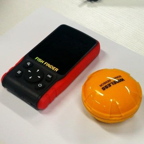 Hot Sale 2019 design Wire+Wireless+APP Portable Sonar Colorful LCD Fish Finder boat Fishing lure Echo Sounder Fish Finder