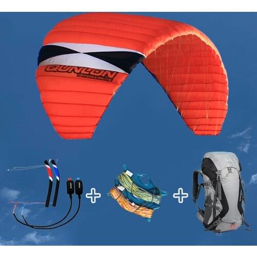 Professional 7㎡ Aldult Trainer Traction Quad Line Kite Outdoor Kitesurfing Kiteboarding Sport with Kitesurfing Equipment Kit