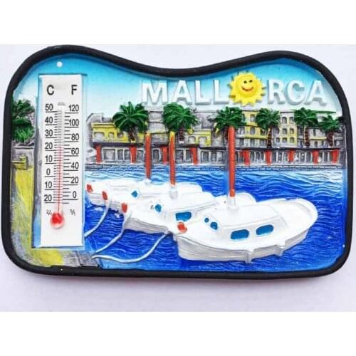 QIQIPP Mallorca tourist souvenir magnetic refrigerator sticker special price in Mallorca Island, Mediterranean Sea, Spain resort