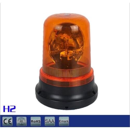 Amber Magnetic Mount Emergency Warning Rotating Flash Beacon Strobe Light Warn