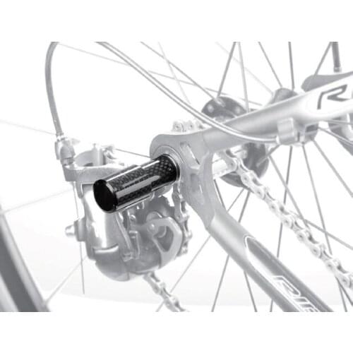 Fouriers bicycle rear derailleur protector Carbon fiber Cycling Bike Rear Derailleur Chain Stay Guard Gear Protector