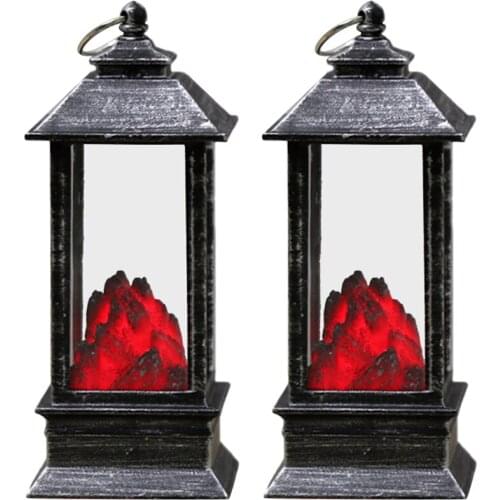 2pcs Halloween Party Lamp Chic Festival Lantern Decorative Hanging Ornaments